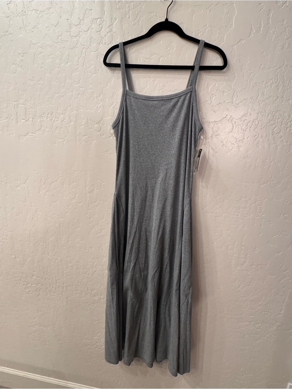 Universal Thread Gray Spaghetti-Strap Maxi Dress